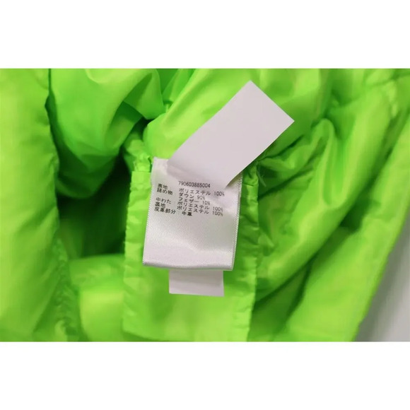 Ralph Lauren Purple Label Neon Green Puffer Down Jacket Water Resistant Men's S - Picture 7 of 8